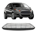 Grade Radiador New Fiesta 2013 A 2015 C/ Friso Cinza Escuro