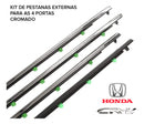 Jogo 4 Pestana Externa Cromada Honda Cr-v Lx Exl 2007 A 2011
