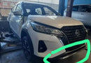 Friso cromado inferior parachoque dianteiro Nissan Kicks (facelift), ano 2021 a 2023