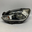 FAROL ESQUERDO VWUP 2018 A 2020 MASCARA  NEGRA ARO CROMADO BORDA PRATA ORIGINAL