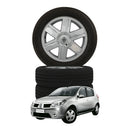 JOGO RODA LIGA RENAULT SANDERO LOGAN 2007 A 2014 4X100 ARO 16 ORIGINAL