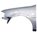 Para-Lama Esquerdo Volkswagen Parati G4 2005/2012 Prata